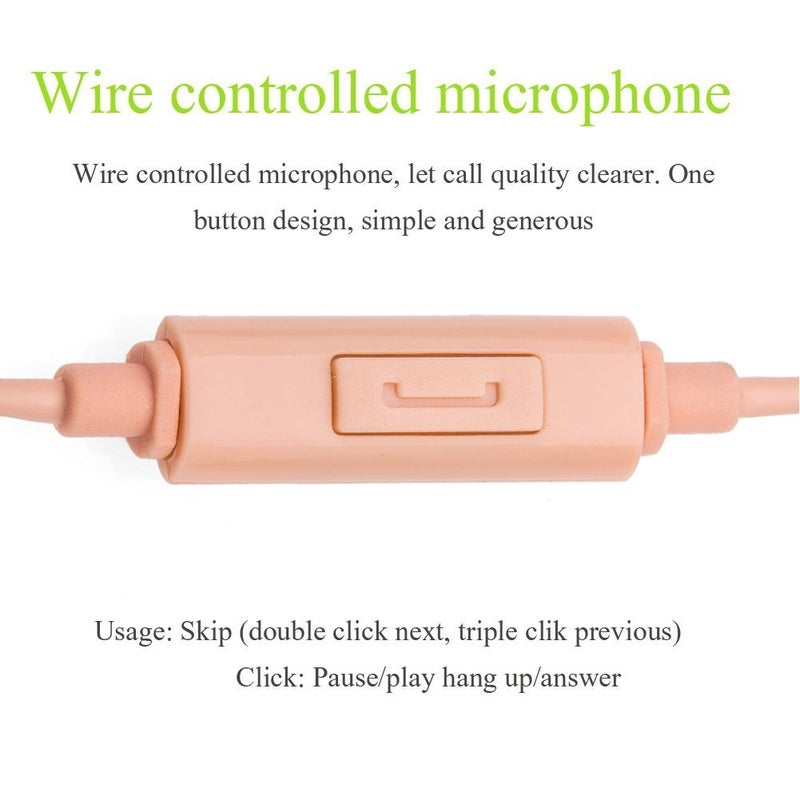 JINSERTA Elf Earbuds Headphones in-Ear Headphones Hands-Free Headset with Mic for iPhone/iPad Android/Computer Cosplay Headset - Image 5